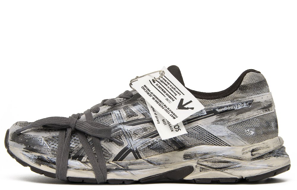 Asics Gel-Contend 4 Slip-Resistant Breathable Low-Top Running Shoes Men's Gray Silver