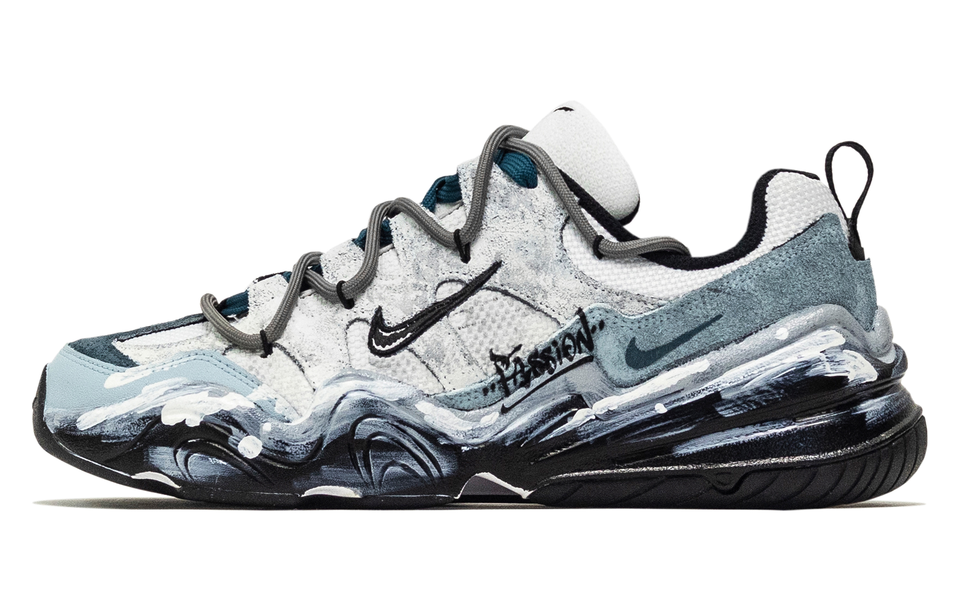 Nike Tech Hera June 6, 68, Moon Wander Height Increasing Low top Casual Shoes Unisex Blue White