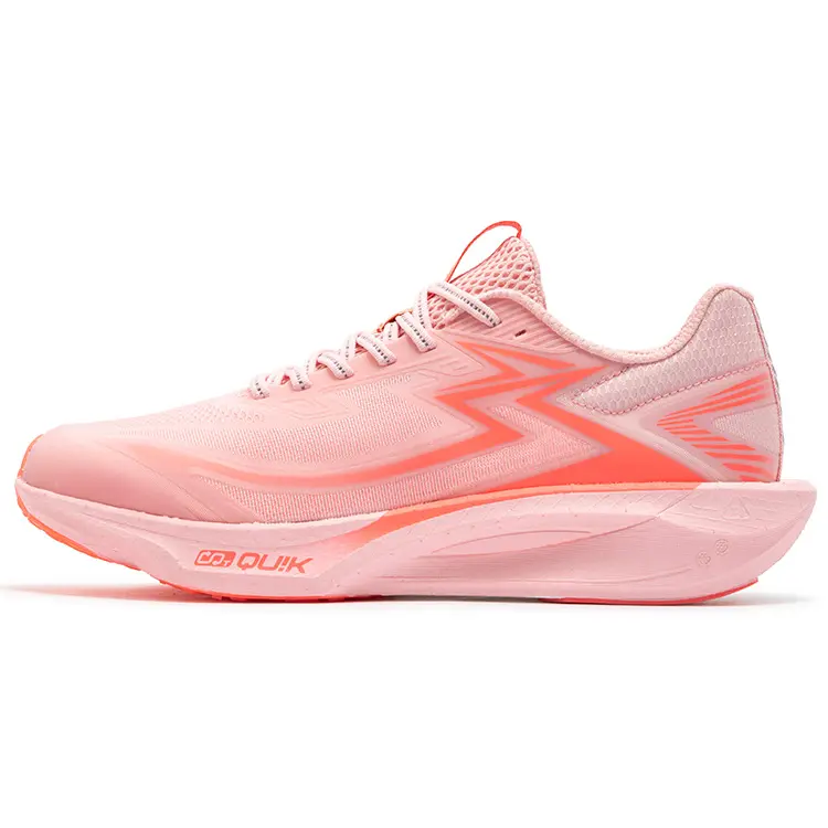 361° Cushioning, Slip Resistant, And Abrasion Resistant Low Top Training Running Shoes Unisex Fluorescent Begonia Pink