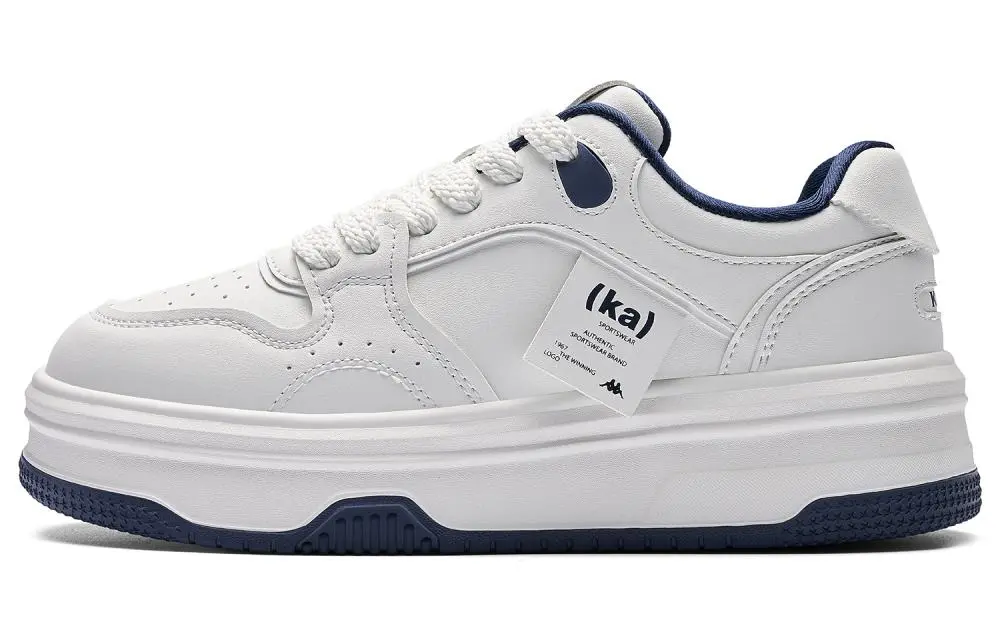 Kappa Inter City Commute Back to Back Slip Resistant Abrasion Resistant Low top Skateboard Shoes Women's White
