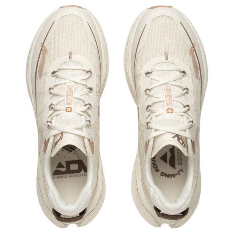 LiNing Dilu Cushioning Anti-Slip And Wear-Resistant Rebound Low-Top Trail Running Running Shoes Women's Ecru купить в интернет-магазине Yoocart с быстрой доставкой по России.