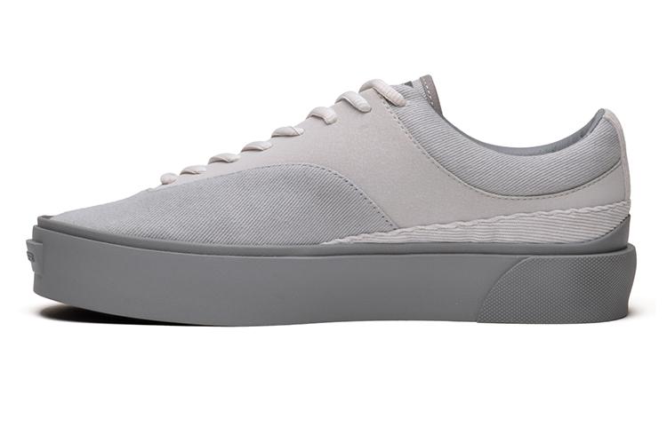EQLZ EQUALIZER Fault Lo Anti-Slip Wear-Resistant Low-Top Skateboard Shoes Unisex Stone Gray