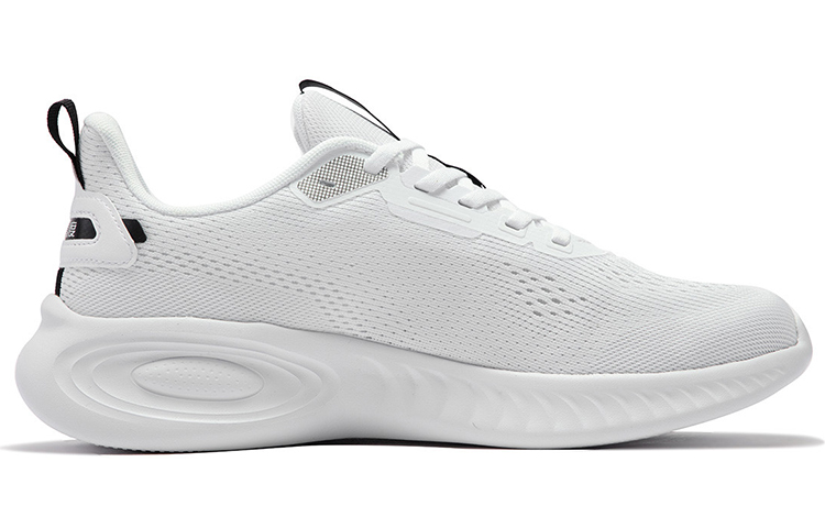 361° Wear-Resistant Low-Top Running Shoes Men's White Black
