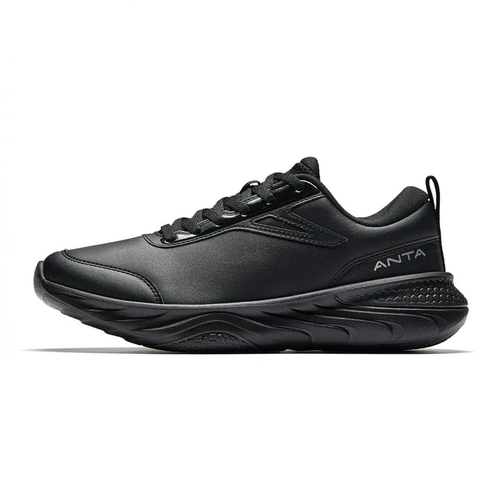 Anta Cushioning, Wear Resistant Low top Training Shoes Women's Basic Black
