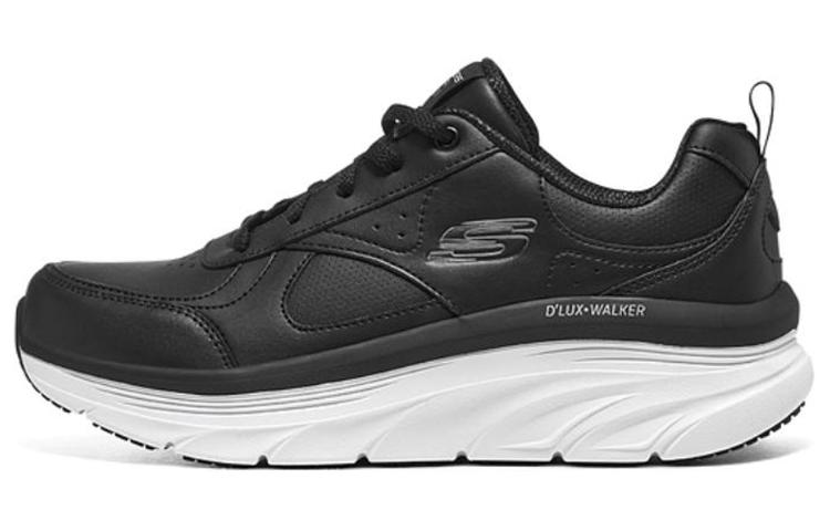 Skechers D'lux Walker Low Top Casual Shoes Women's Black White купить в интернет-магазине Yoocart с быстрой доставкой по России.