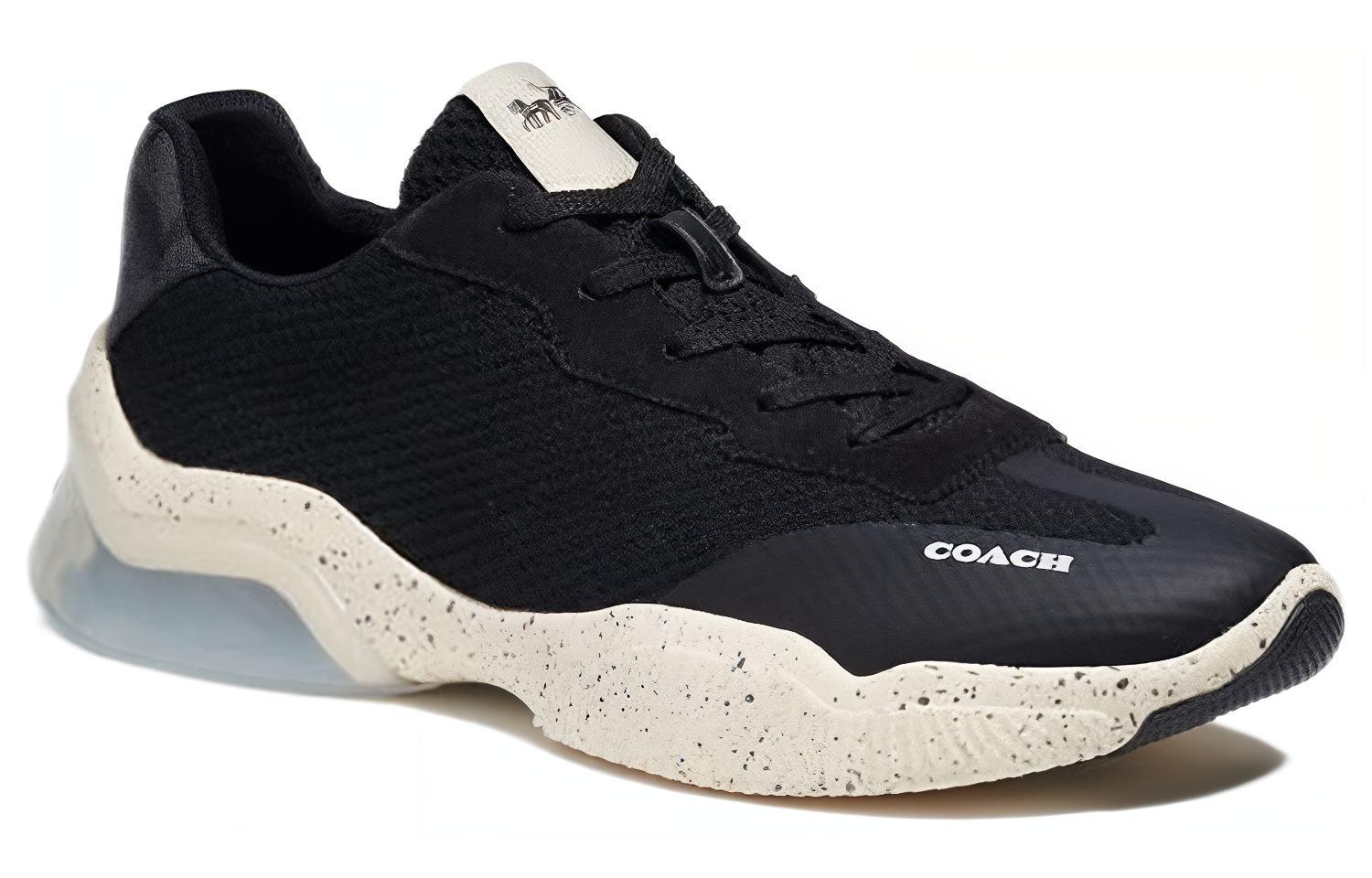COACH CitySole Cushioning, Slip Resistant, And Abrasion Resistant Low Top Casual Shoes Men's Black
