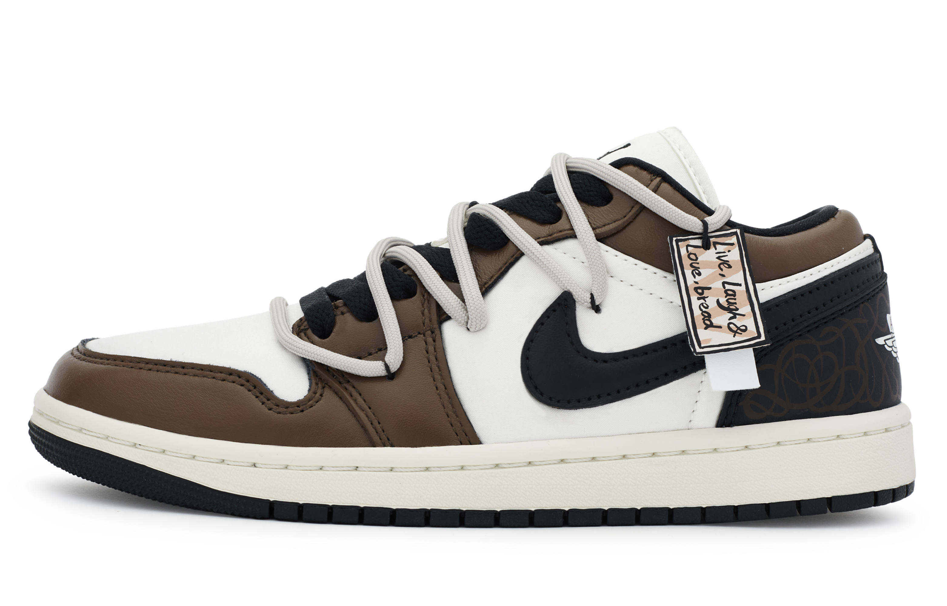JORDAN Air Jordan 1 Vintage Basketball Shoes Unisex Low top White