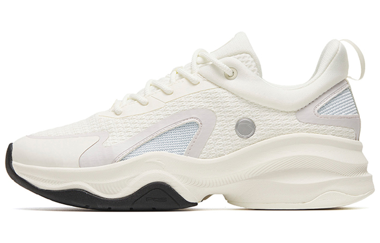 Anta Cushioning Anti-Slip And Wear-Resistant Low-Top Training Shoes Women's White Gray Blue