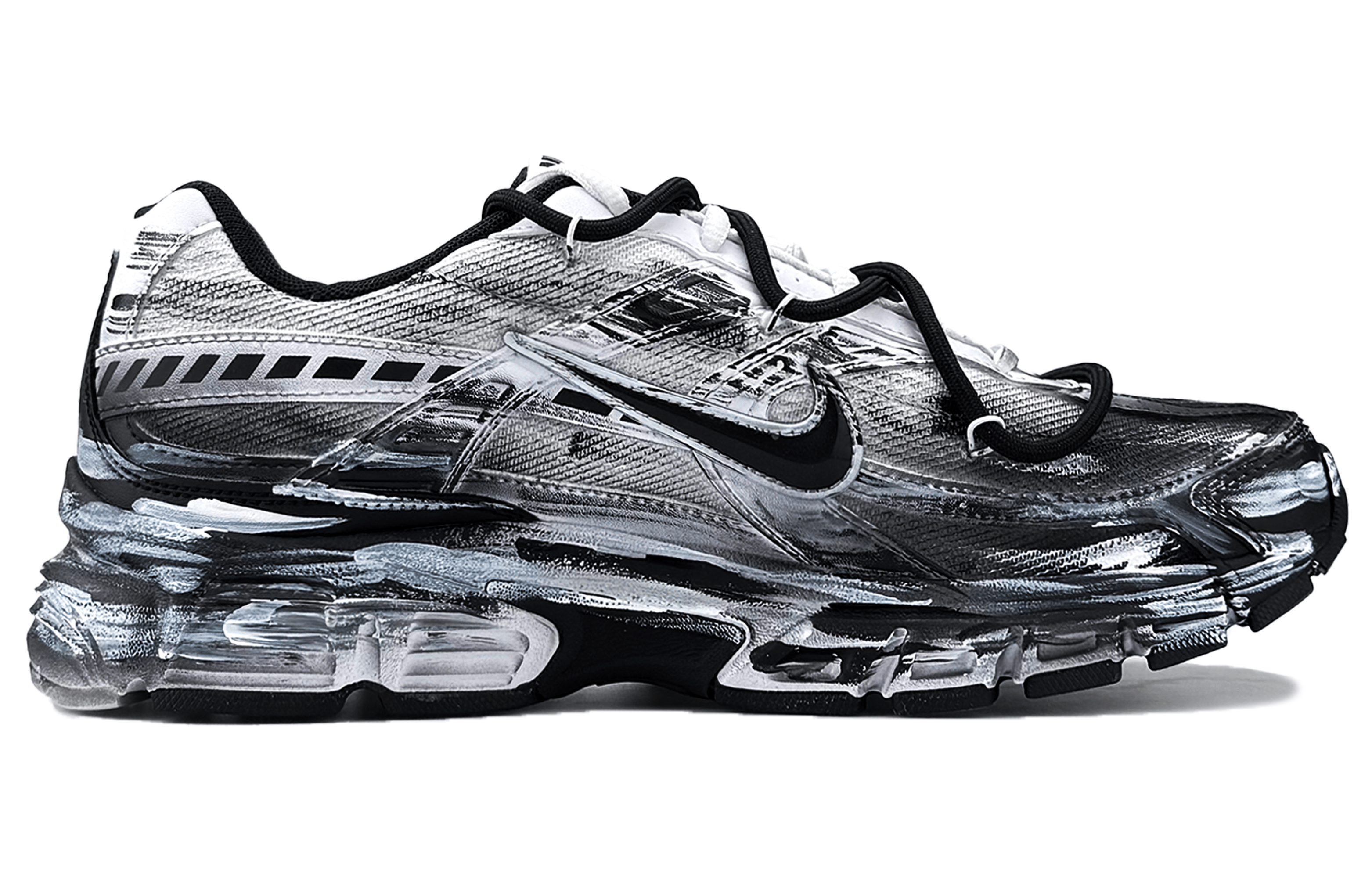 Nike Initiator Abrasion Resistant Low Top Running Shoes Men's Black White купить в интернет-магазине Yoocart с быстрой доставкой по России.