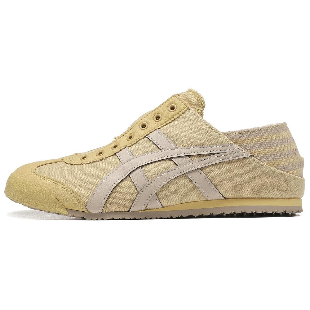 Onitsuka Tiger MEXICO 66 Slip-Resistant Coverage Lightweight Low-Top Casual Shoes Unisex Yellow