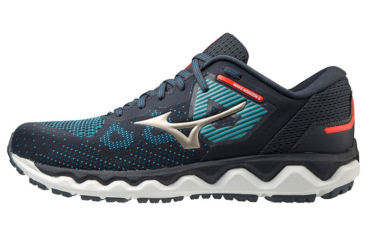 Mizuno Horizon 5 Cushioning Anti-Slip Wear-Resistant Breathability Low-Top Running Shoes Men's Blue