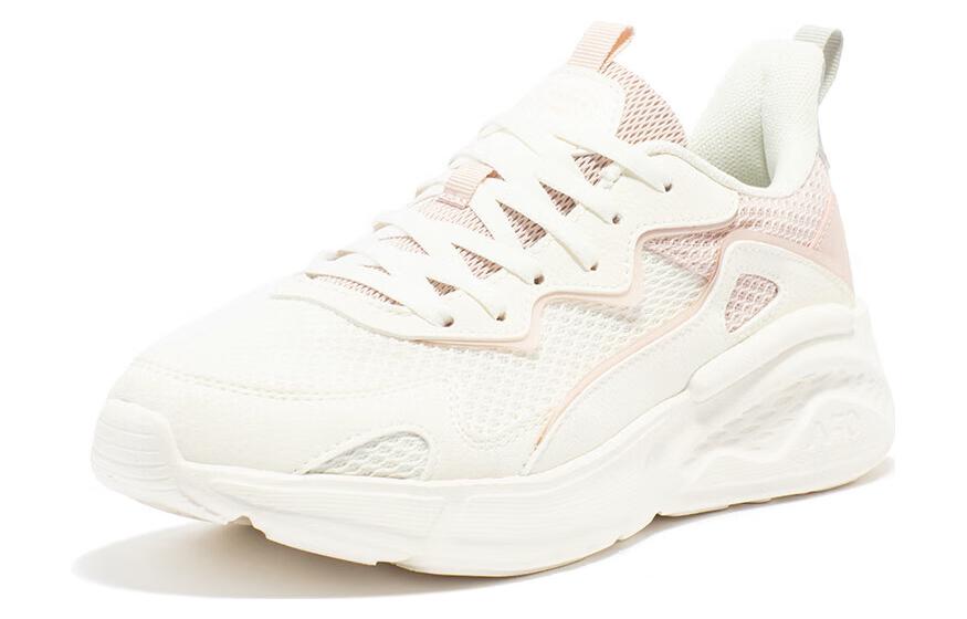 361° Wear-Resistant Breathable Slip-Resistant Low-Top Casual Shoes Women's White Pink