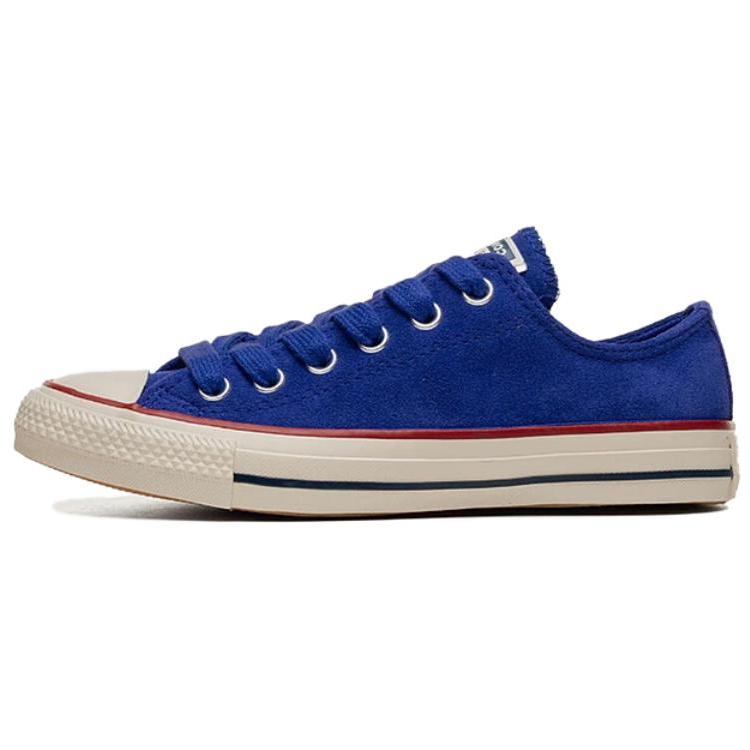 Converse Anti-Slip Wear-Resistant Low-Top Canvas Shoes Unisex Blue