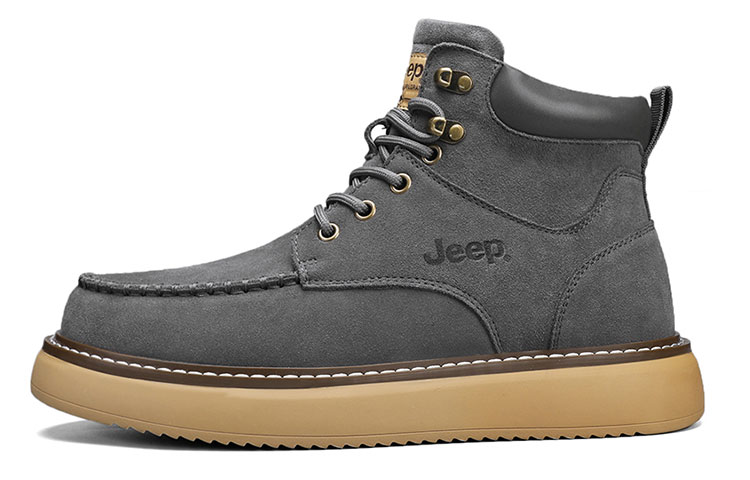 Jeep Martin Boots Men Gray