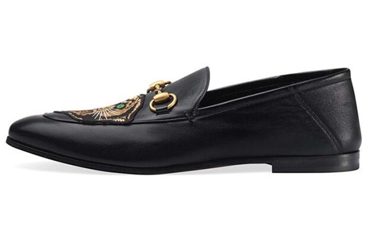 GUCCI Horsebit Leather Loafers