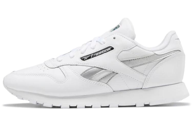 Reebok Women's Classic Leather 'White Silver Metallic' Women's