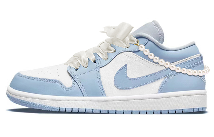 Jordan Air Jordan 1 Low 'university Blue' Low-Top Vintage Basketball Shoes Women's University Blue