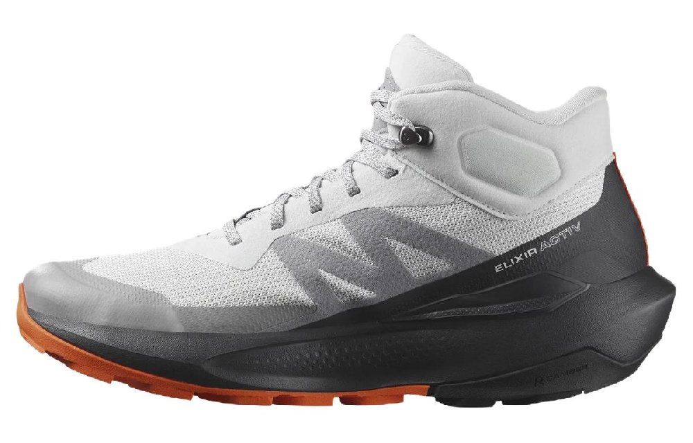 SALOMON Elixir Activ Mid GORE TEX 'Glacier Grey Dragon Fire'