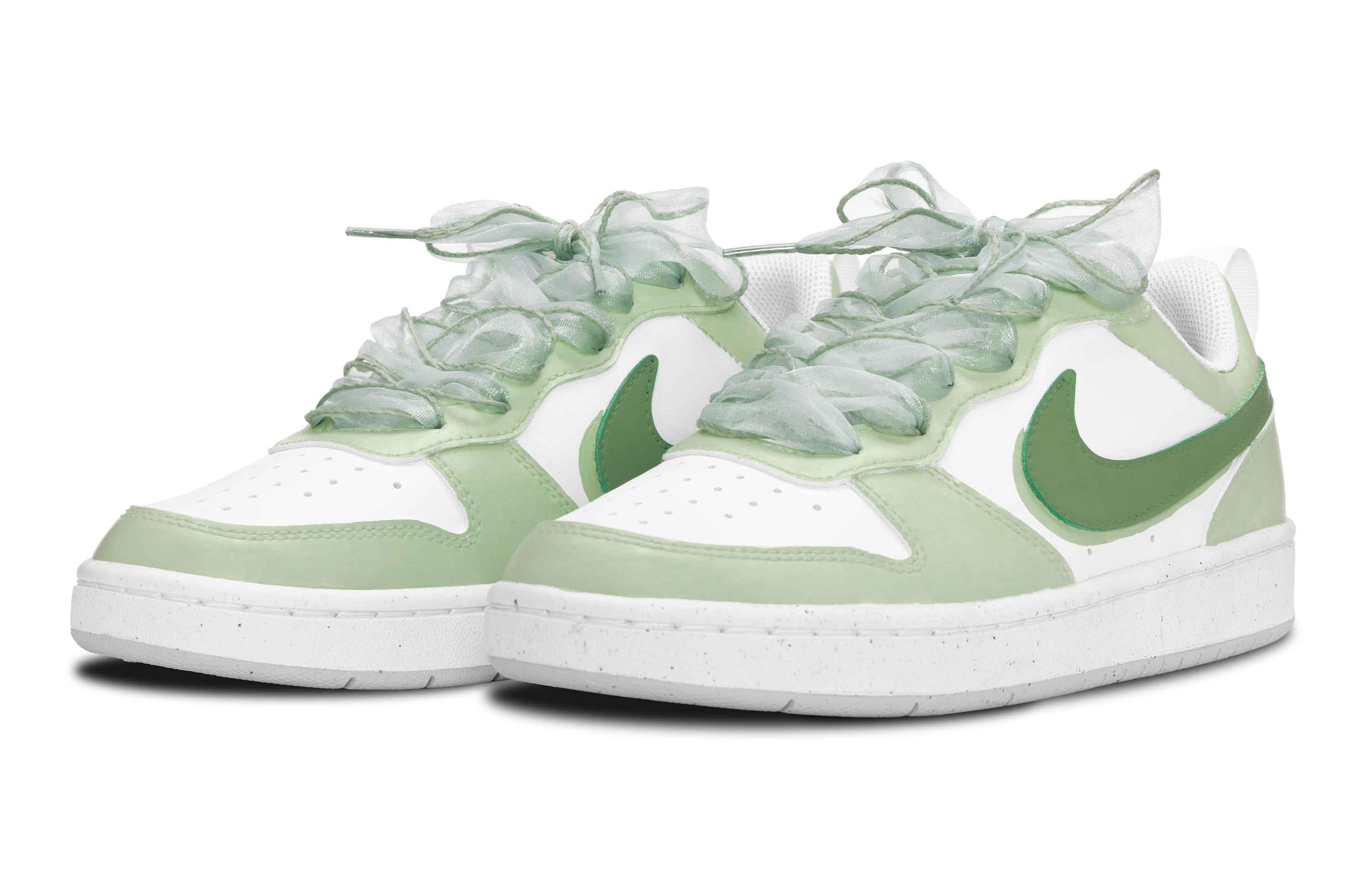 Nike Court Borough Anti-Slip Wear-Resistant Low-Top Skateboard Shoes Women's Light Green купить в интернет-магазине Yoocart с быстрой доставкой по России.