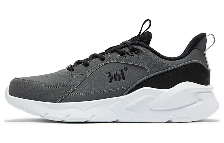 361° Shock Absorbers Slip Resistant Low top Running Shoes Men's Gray