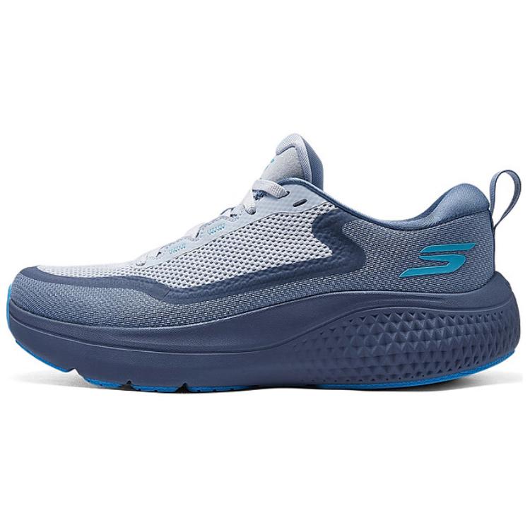 Skechers GO RUN Low Top Running Shoes Men's Blue Gray