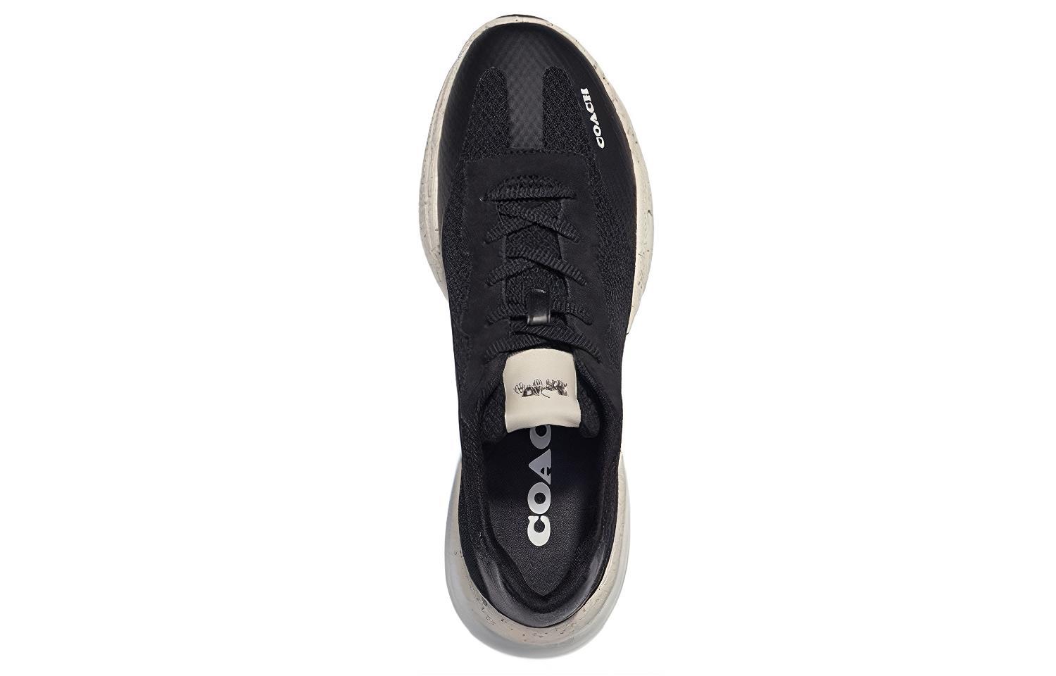 COACH CitySole Cushioning, Slip Resistant, And Abrasion Resistant Low Top Casual Shoes Men's Black