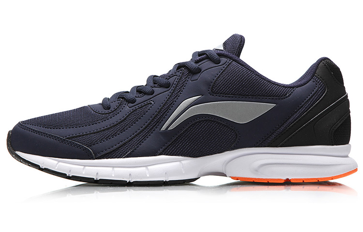 LiNing Cushioning Anti-Slip Wear-Resistant Breathability Low-Top Running Shoes Unisex Blue White