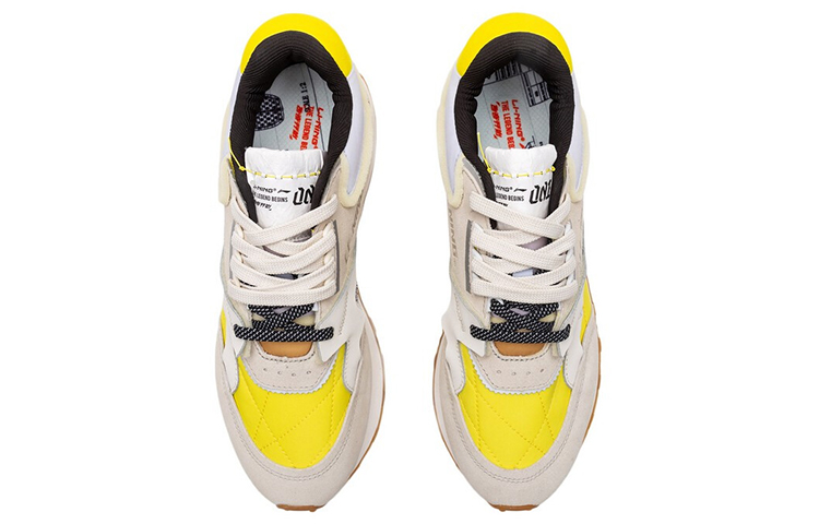 LiNing 001 Original Aspiration Breathable And Lightweight Low Top Casual Shoes Men's Gray Yellow купить в интернет-магазине Yoocart с быстрой доставкой по России.