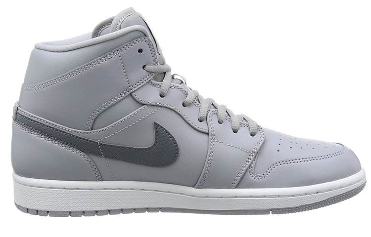 Jordan 1 Retro Mid Wolf Grey Cool Grey купить в интернет-магазине Yoocart с быстрой доставкой по России.