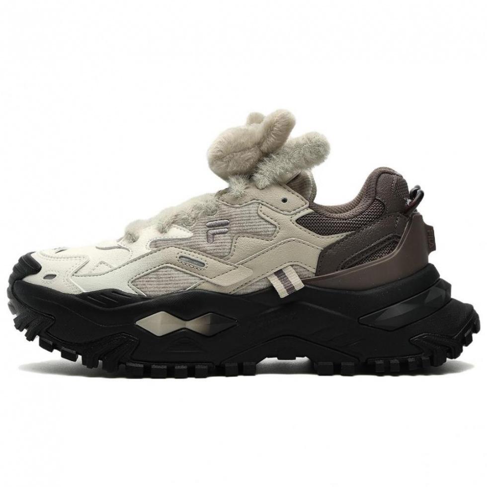 FILA FUSION Bianco Sneakers 'White Grey Brown' Women's
