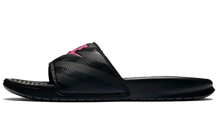 Nike Benassi Jdi Black Vivid Pink Black Women's Women's