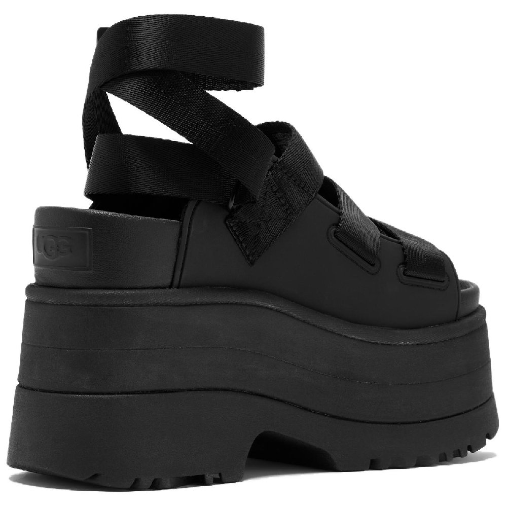 UGG GoldenRise Platform Sandals Black Women's