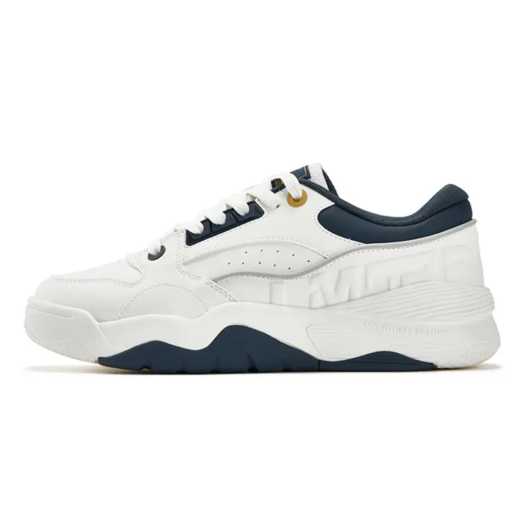 361° Model Burning 5.0 Cushioning, Wear Resistant Low top Skateboard Shoes Men's White Blue