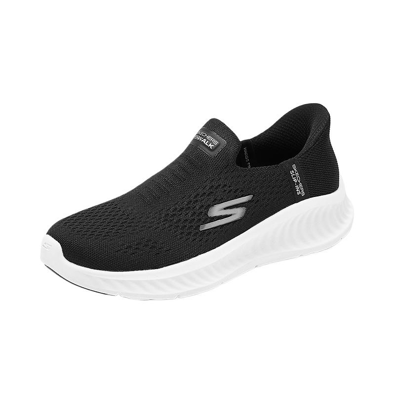 Skechers Women's GO WALK Abrasion Resistant Breathable Low Top Casual Shoes Women's Black купить в интернет-магазине Yoocart с быстрой доставкой по России.