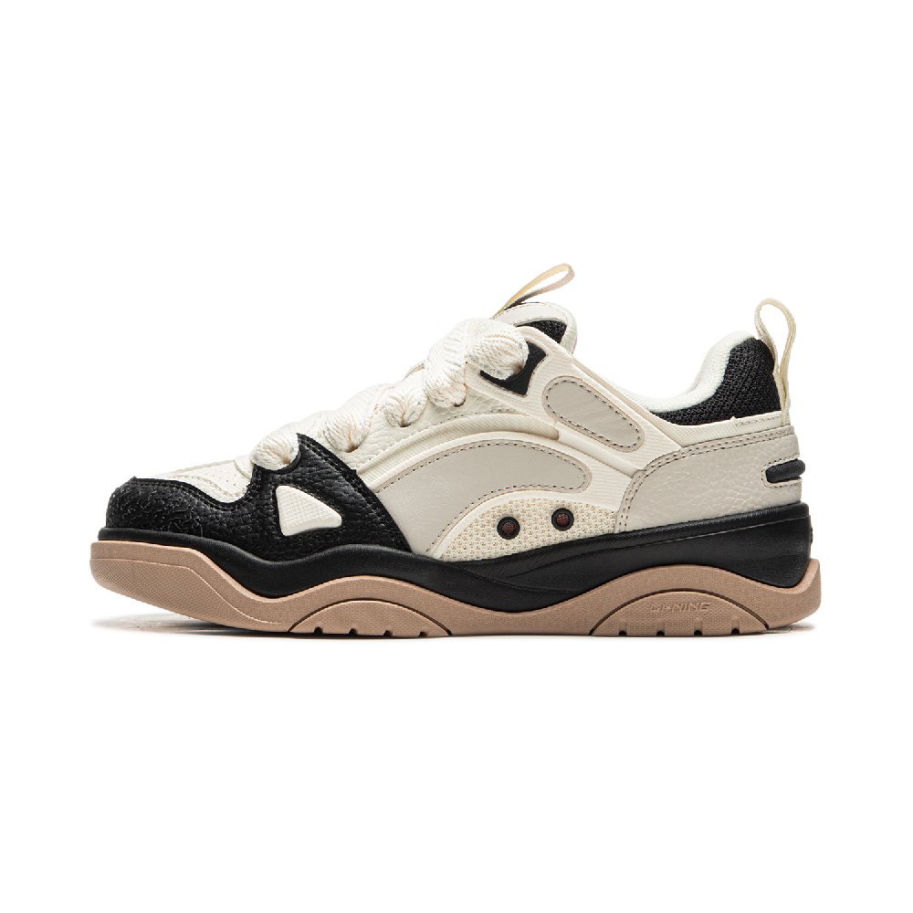 LiNing Jingcheng 2.0 V2 Low-Top Skateboard Shoes Women's Oat Gray