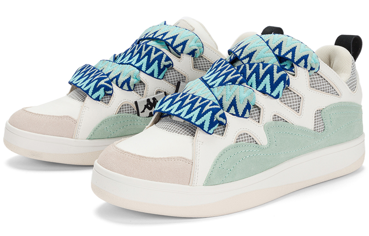 Kappa Capa Low-Top Skateboard Shoes Unisex Gray Green купить в интернет-магазине Yoocart с быстрой доставкой по России.