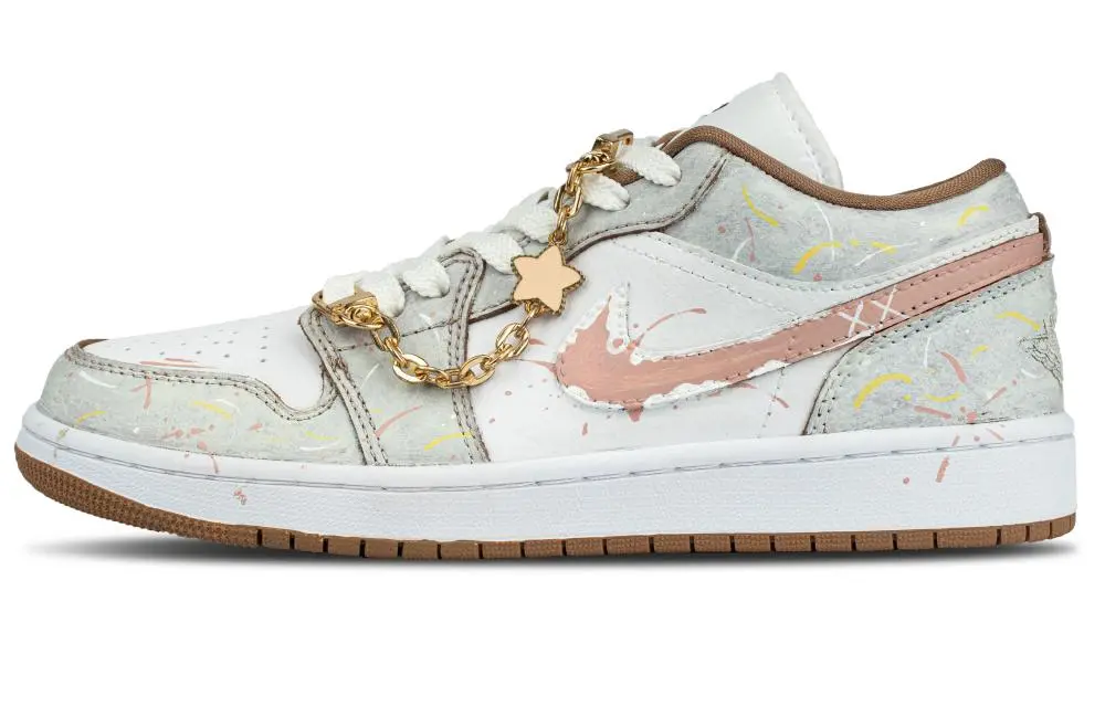 Jordan Air Jordan 1 Lightweight Low top Vintage Basketball Shoes Unisex