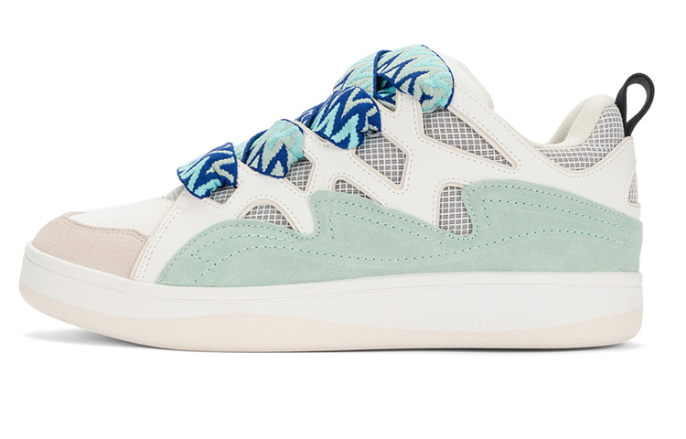 Kappa Capa Low-Top Skateboard Shoes Unisex Gray Green