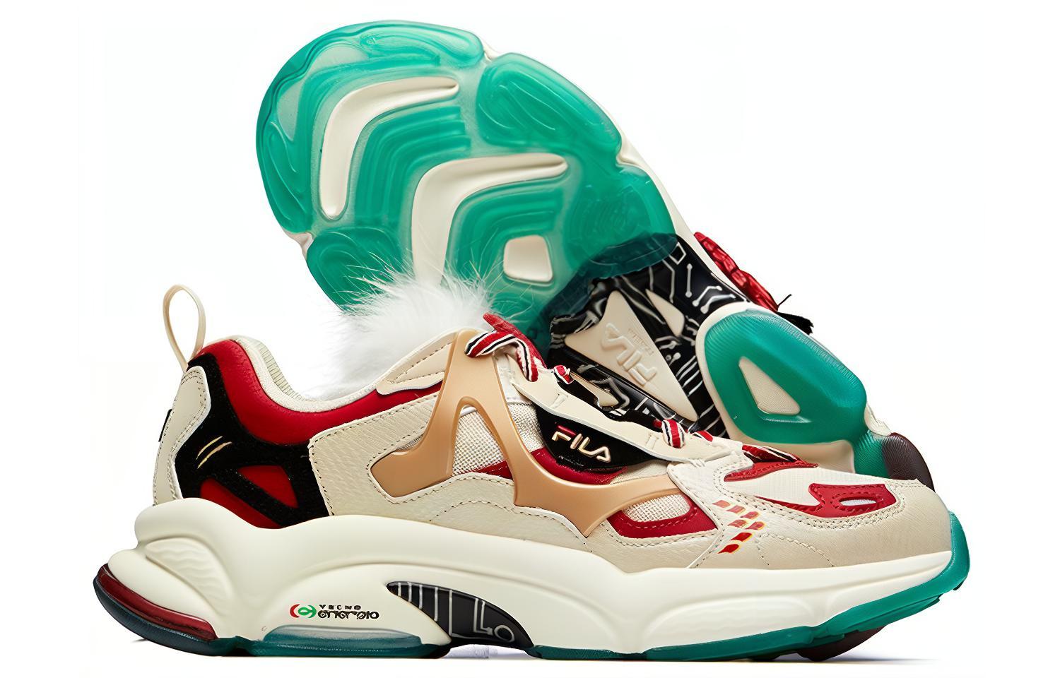 FILA FUSION Rjv 'Creamwhite Dark Red' купить в интернет-магазине Yoocart с быстрой доставкой по России.