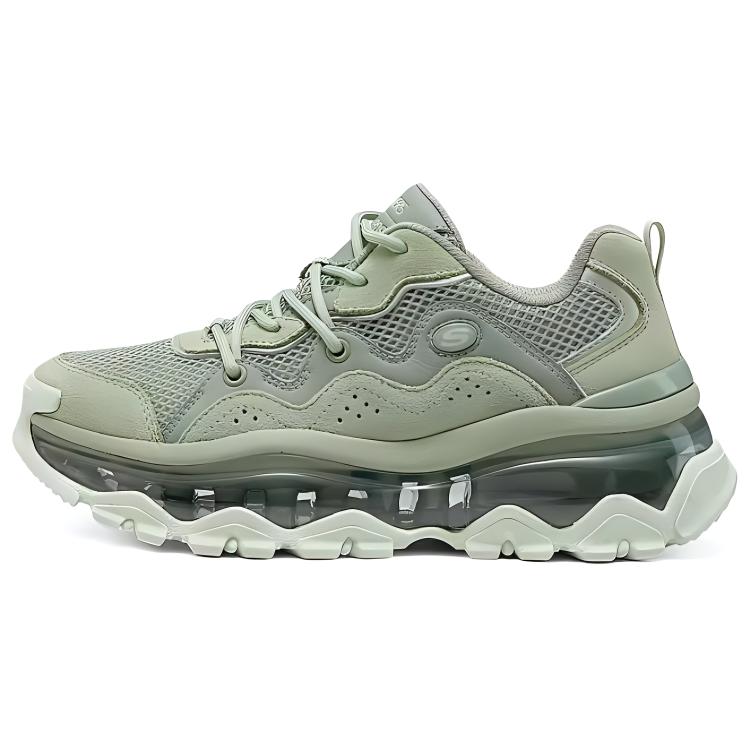 Skechers Street Durable Breathable Moisture-Wicking Low-Top Chunky Sneakers Women's Green