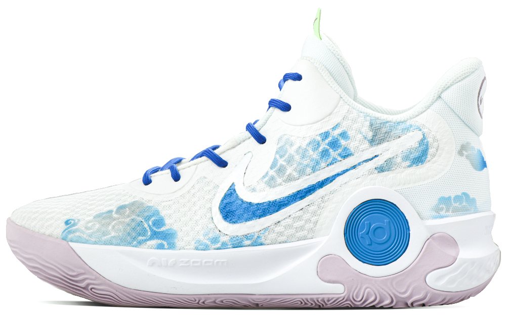 Nike KD Trey 5 IX Basketball Shoes Unisex Mid-Top White/Blue