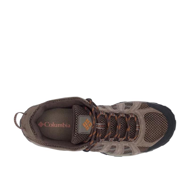 Columbia Redmond Cushioning, Slip Resistant, Abrasion Resistant, Waterproof Low Top Hiking Shoes Men's Black Ginger купить в интернет-магазине Yoocart с быстрой доставкой по России.