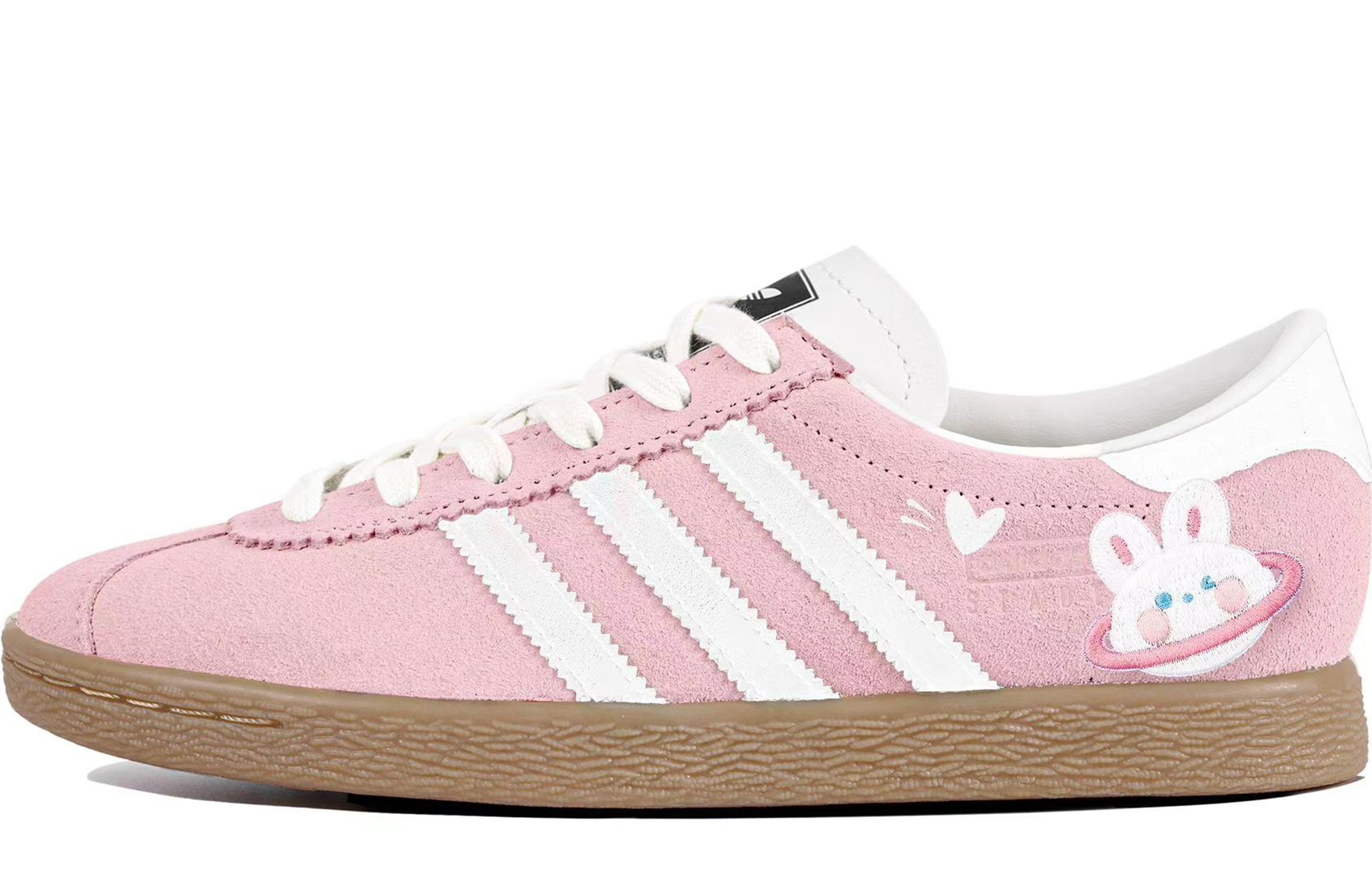 Adidas Originals Stadt Super Berry, Berry Rabbit, Design Sense, Fresh Low top German Army Trainers Unisex Velour Pink