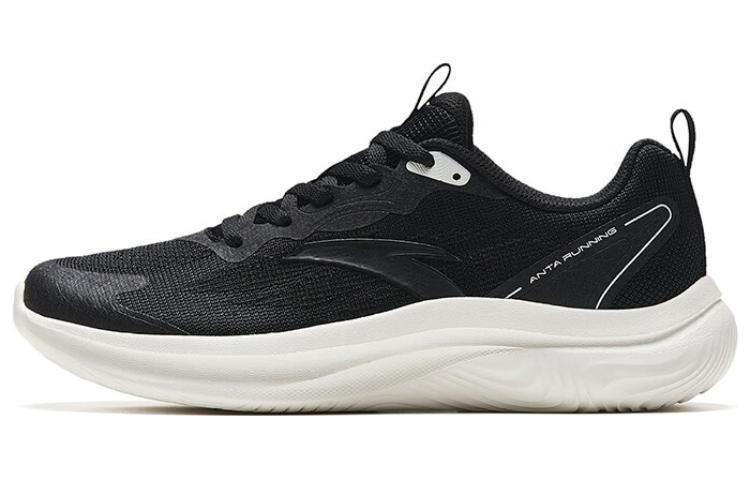Anta Ling Yun 1 Wear-Resistant Slip-Resistant Low-Top Running Shoes Women's Black White