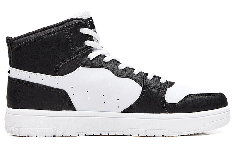 361° Slip Resistant High Top Skateboard Shoes Women's Black White