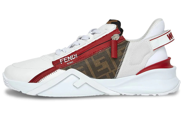 FENDI Flow Slip On White