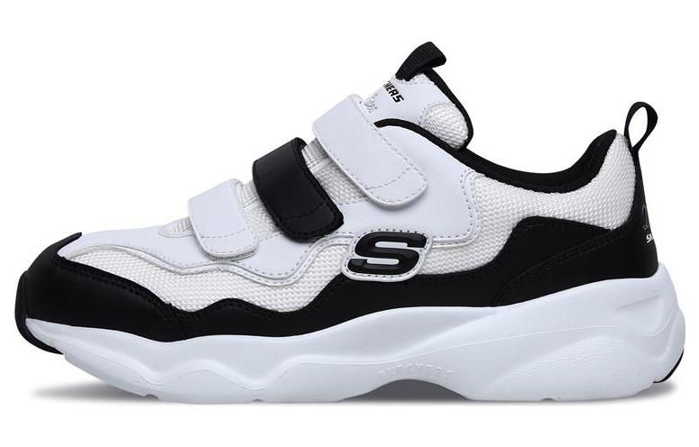 Skechers D'LITES AIRY Cushioning, Wear Resistant Low Top Casual Shoes Women's Black White