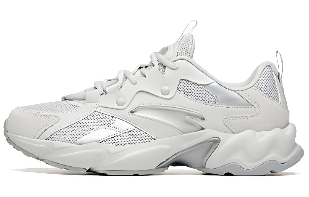 Anta Shock Absorbers Low Top Running Shoes Men's White Gray
