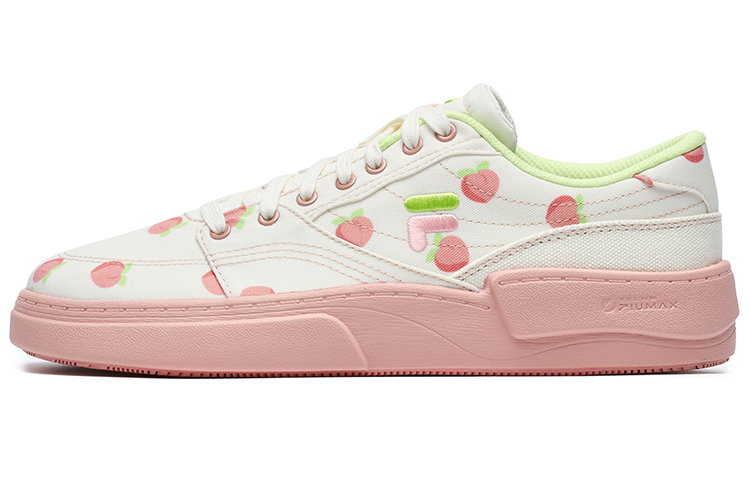FILA FUSION FLIP Low-Top Skateboard Shoes Women's White Coral