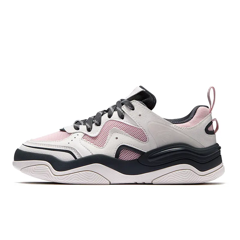 FILA FUSION KICK III Skateboarding Shoes Low Top Skateboard Shoes Women's Snow Floral Scent Pink